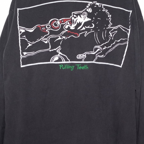Green Day "Pulling Teeth" band t-shirt 1994 long sleeve tee shirt men's … - Picture 10 of 16